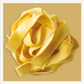 Pappardelle pasta amarilla